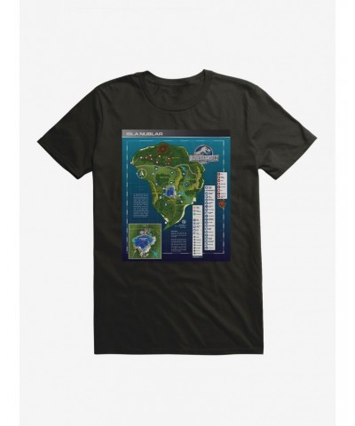 Jurassic World: Camp Cretaceous Isla Nublar Map T-Shirt $9.18 T-Shirts