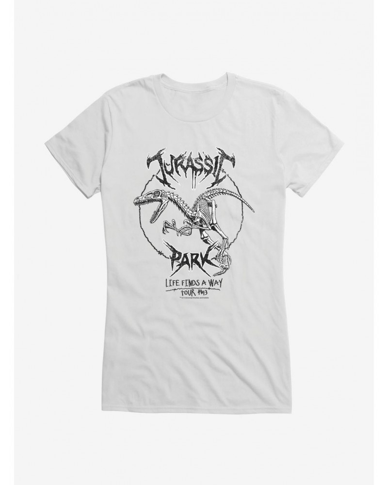 Jurassic Park JP Tour Girls T-Shirt $8.17 T-Shirts