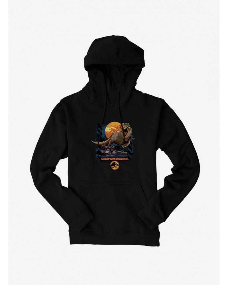 Jurassic World: Camp Cretaceous T-Rex Crush Jeep Hoodie $12.93 Hoodies