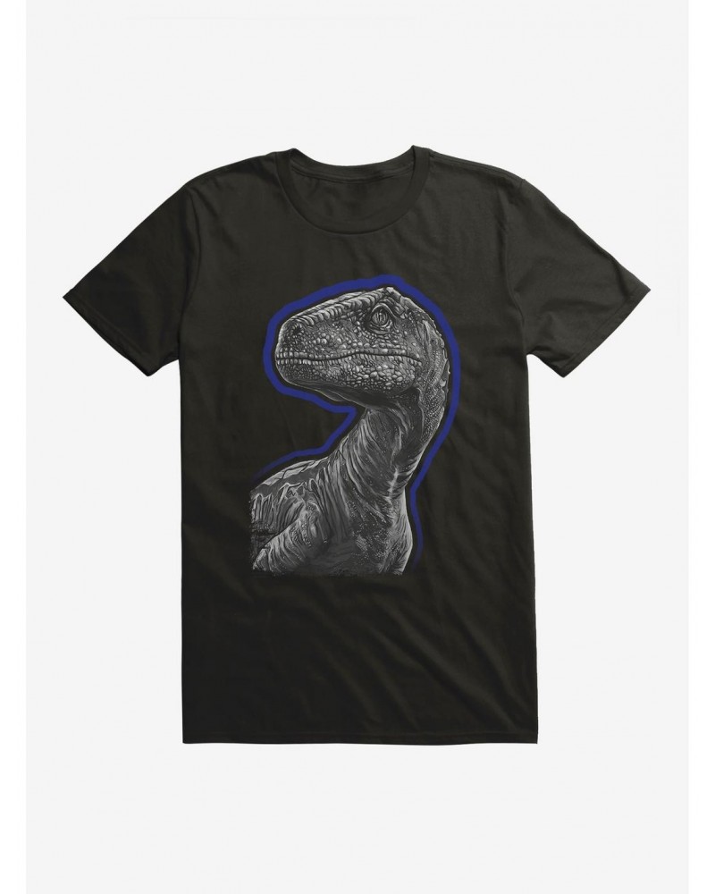 Jurassic World Velociraptor Outline T-Shirt $6.50 T-Shirts