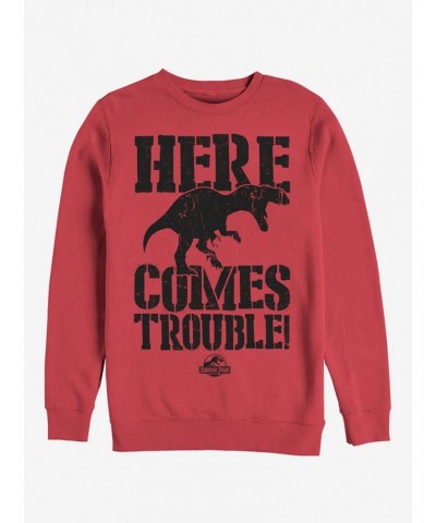 Here Comes Trouble Sweatshirt $12.99 Sweatshirts