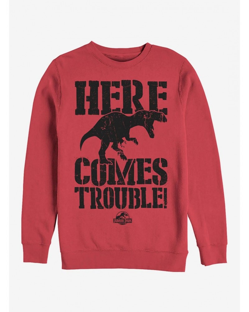 Here Comes Trouble Sweatshirt $12.99 Sweatshirts