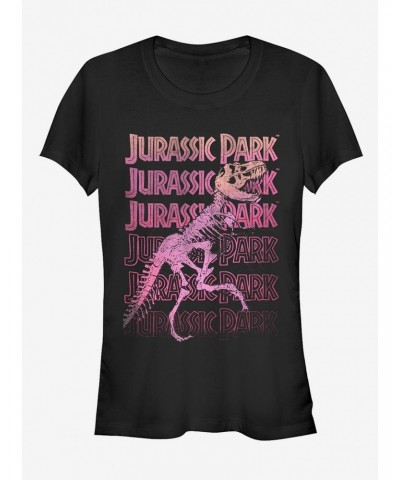 Jurassic Park T. Rex Skeleton Girls T-Shirt $7.17 T-Shirts