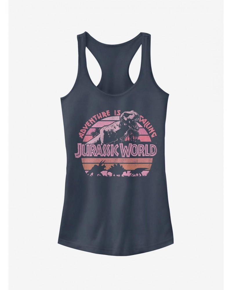 Retro Adventure is Calling Girls Tank $7.57 Tanks