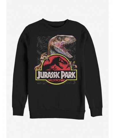 Velociraptor Hooked On Logo Sweatshirt $13.58 Sweatshirts