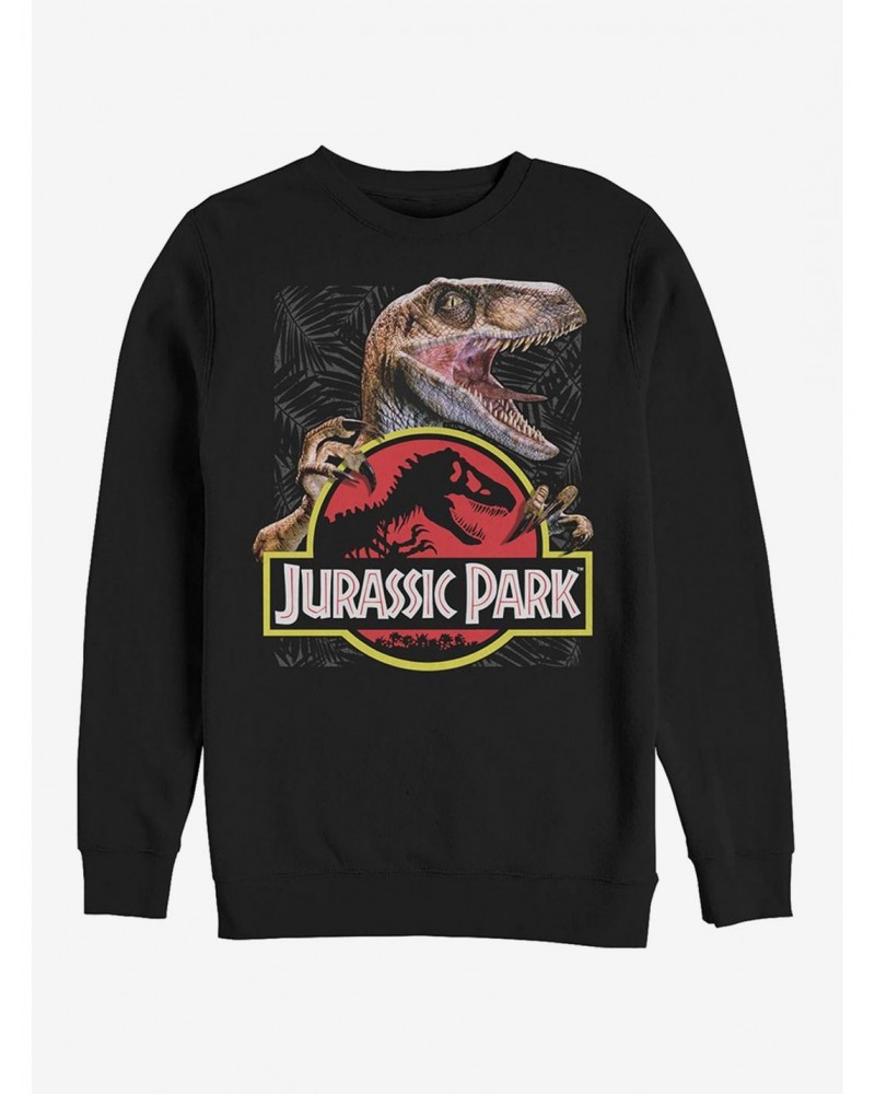 Velociraptor Hooked On Logo Sweatshirt $13.58 Sweatshirts