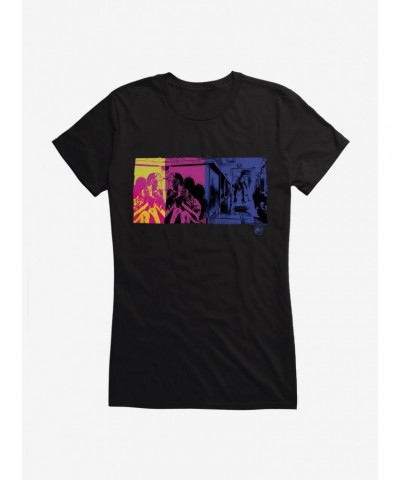 Jurassic Park Hiding In Kitchen Girls T-Shirt $9.36 T-Shirts