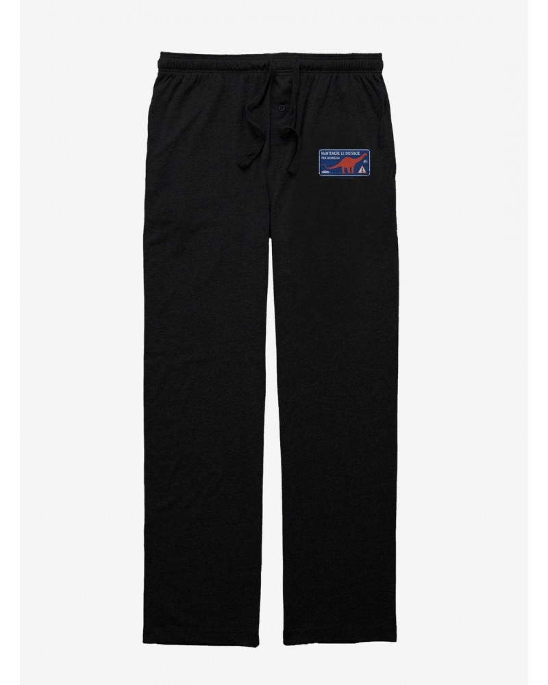 Jurassic World Keep Your Distance Sign Pajama Pants $6.57 Pants