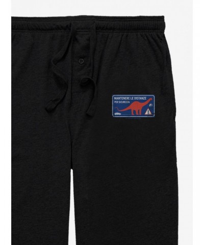 Jurassic World Keep Your Distance Sign Pajama Pants $6.57 Pants