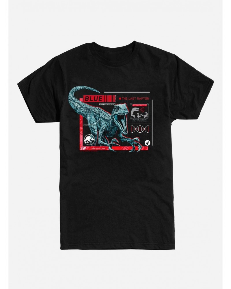 Jurassic World Blue The Last Raptor T-Shirt $6.88 T-Shirts