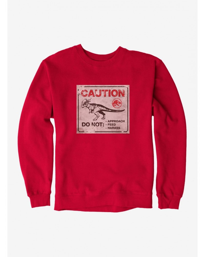 Jurassic World Dominion Caution Do Not Approach Sweatshirt $11.51 Sweatshirts