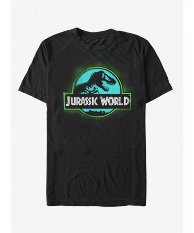 Jurassic World Fallen Kingdom T. Rex Spray Paint Logo T-Shirt $9.18 T-Shirts