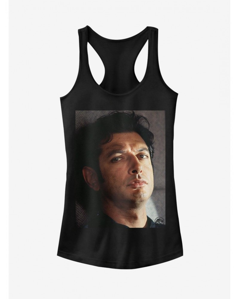 Jurassic Park Goldblum Stare Girls Tank $9.96 Tanks