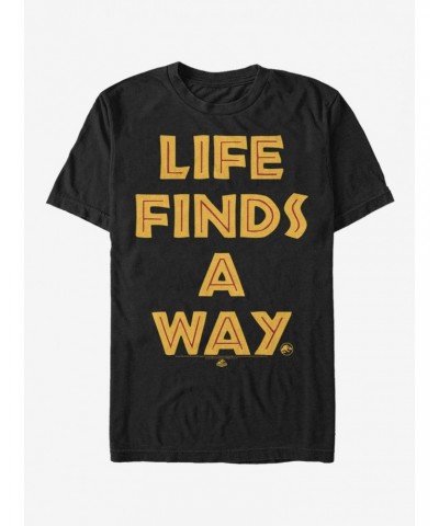 Jurassic Park Life Finds a Way T-Shirt $7.65 T-Shirts