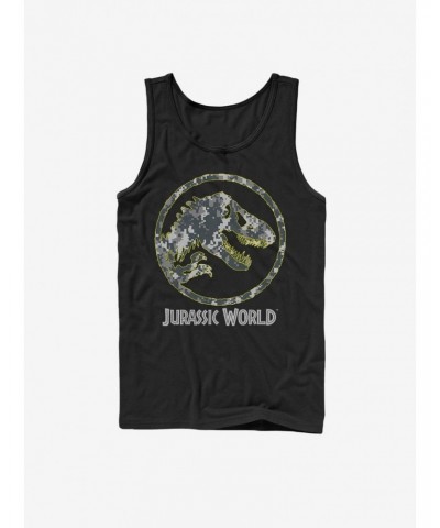 Jurassic Park Camo Yellow Dino Tank $6.97 Tanks