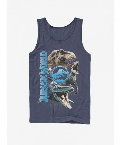 Jurassic World Fallen Kingdom Dinosaur Montage Tank $6.77 Tanks