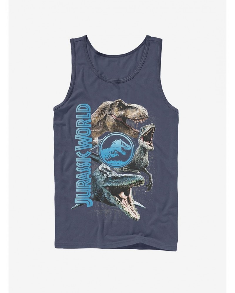 Jurassic World Fallen Kingdom Dinosaur Montage Tank $6.77 Tanks