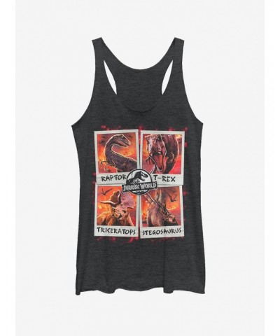 Jurassic World Fallen Kingdom Fire Polaroid Girls Tank $7.25 Tanks