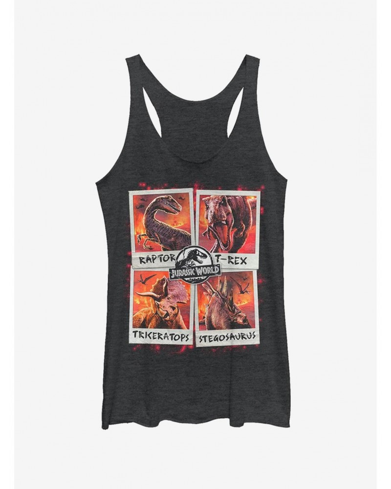 Jurassic World Fallen Kingdom Fire Polaroid Girls Tank $7.25 Tanks