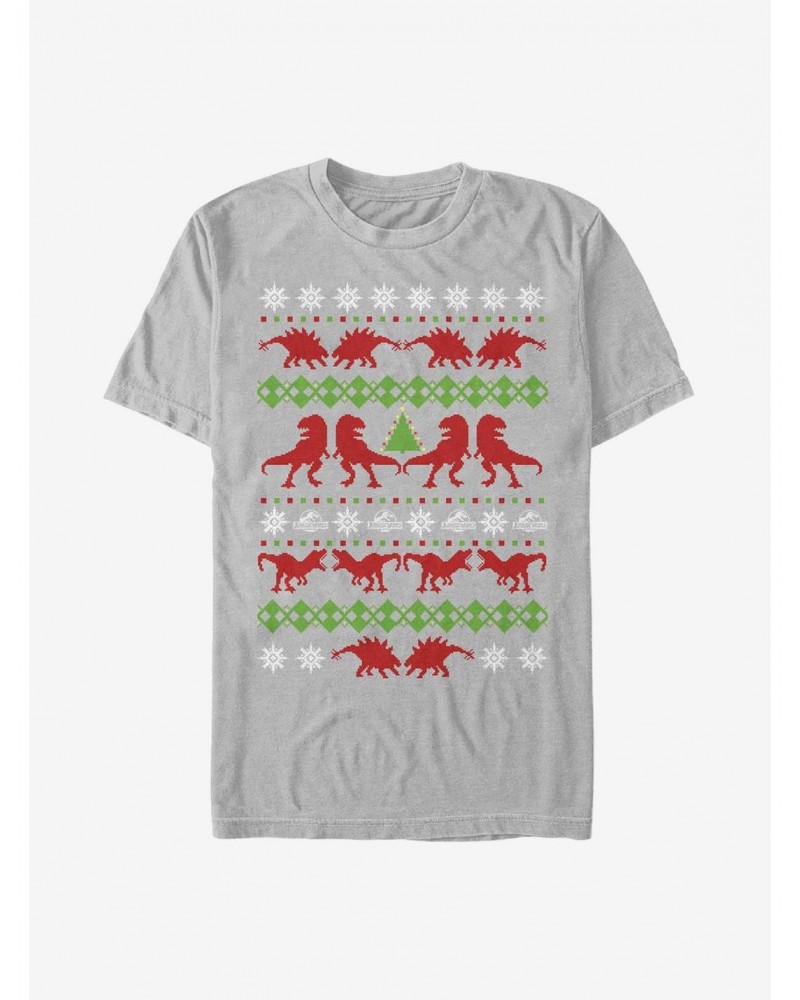 Jurassic Park Ugly Holiday T-Shirt $6.12 T-Shirts