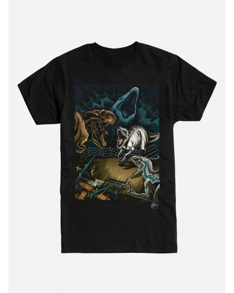 Jurassic World Dinosaur Battle T-Shirt $6.12 T-Shirts