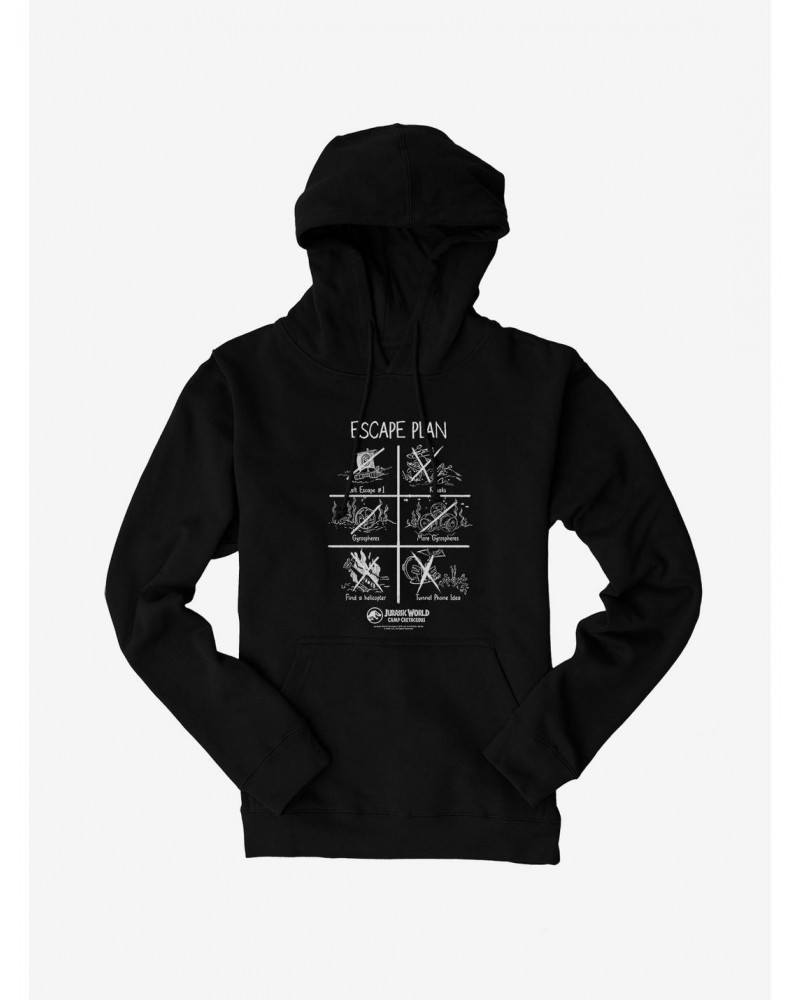 Jurassic World: Camp Cretaceous Escape Plan Hoodie $12.57 Hoodies