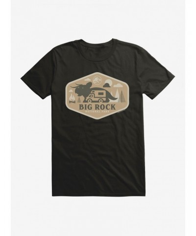 Jurassic World Dominion Big Rock National Park Badge T-Shirt $6.69 T-Shirts