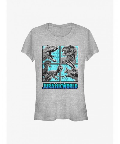 Jurassic World Face Your Fears Dinos Girls T-Shirt $7.57 T-Shirts