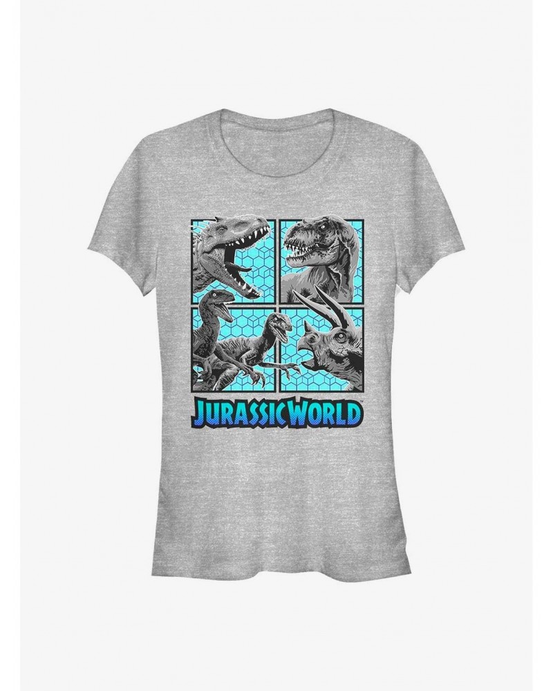 Jurassic World Face Your Fears Dinos Girls T-Shirt $7.57 T-Shirts