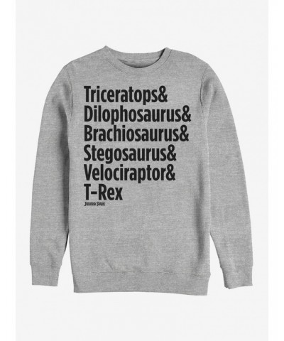 Triceratops and Dilophosaurus Sweatshirt $11.81 Sweatshirts