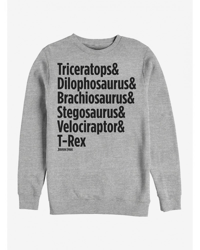 Triceratops and Dilophosaurus Sweatshirt $11.81 Sweatshirts