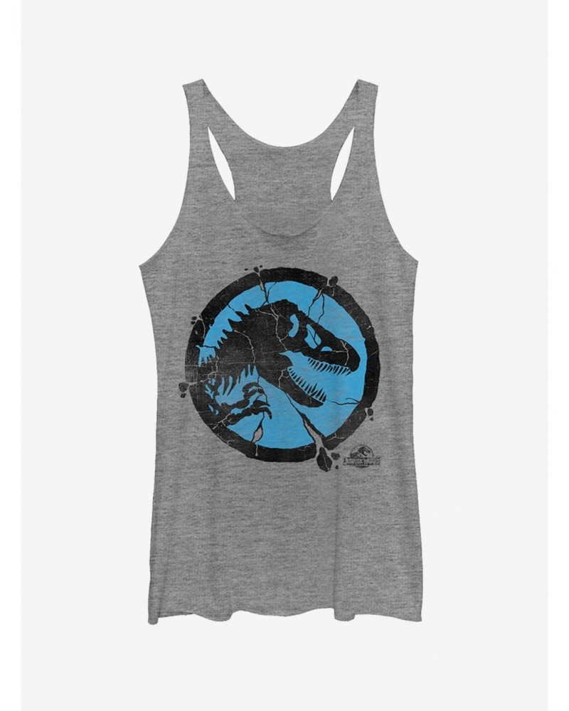 Cracked T. Rex Logo Girls Tank $7.67 Tanks