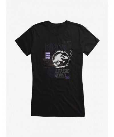 Jurassic Park Dinos World Girls T-Shirt $8.57 T-Shirts