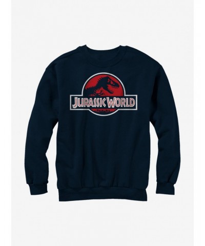 Jurassic World Navy Classic Logo Sweatshirt $10.04 Sweatshirts