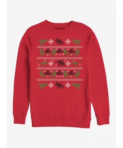 Velociraptor Ugly Christmas Sweater Sweatshirt $12.10 Sweatshirts