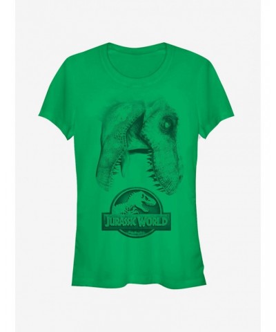 Jurassic World Fallen Kingdom T. Rex Bite Girls T-Shirt $7.97 T-Shirts