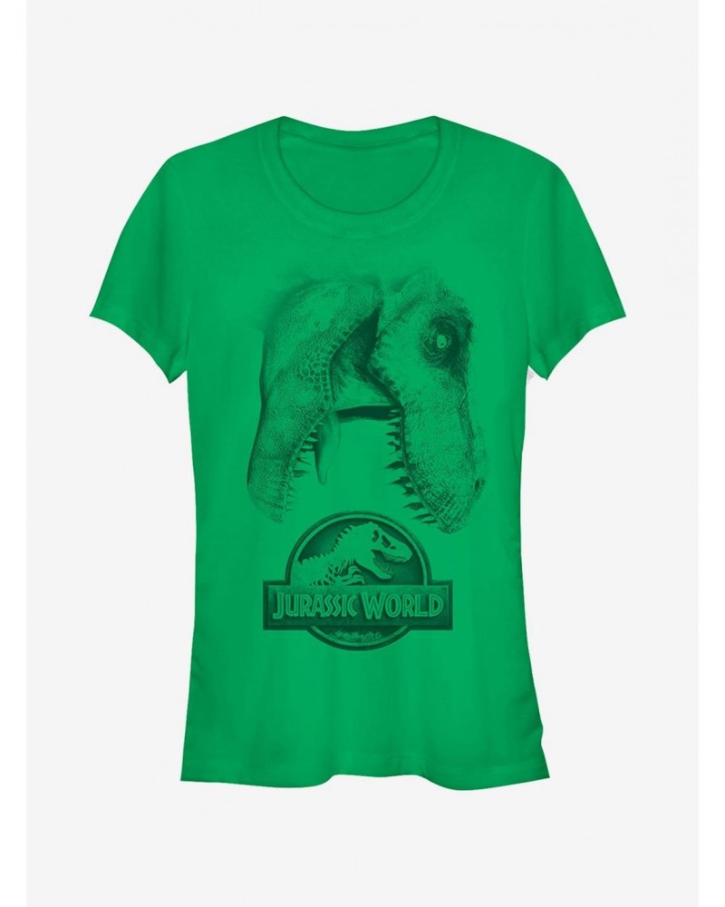 Jurassic World Fallen Kingdom T. Rex Bite Girls T-Shirt $7.97 T-Shirts