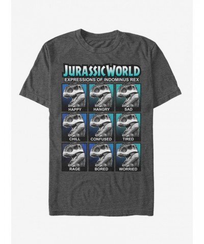 Indominus Rex Expressions T-Shirt $8.41 T-Shirts