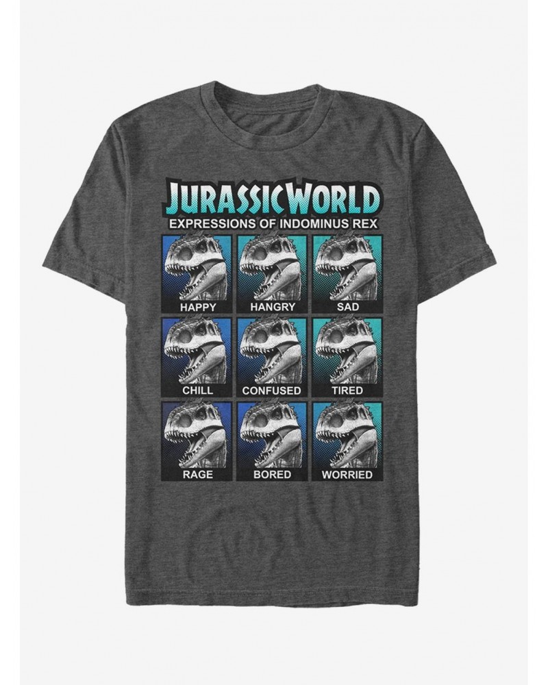 Indominus Rex Expressions T-Shirt $8.41 T-Shirts