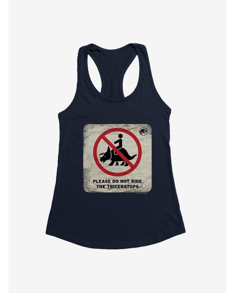 Jurassic World Dominion Do Not Ride Triceratops Girls Tank $9.76 Tanks