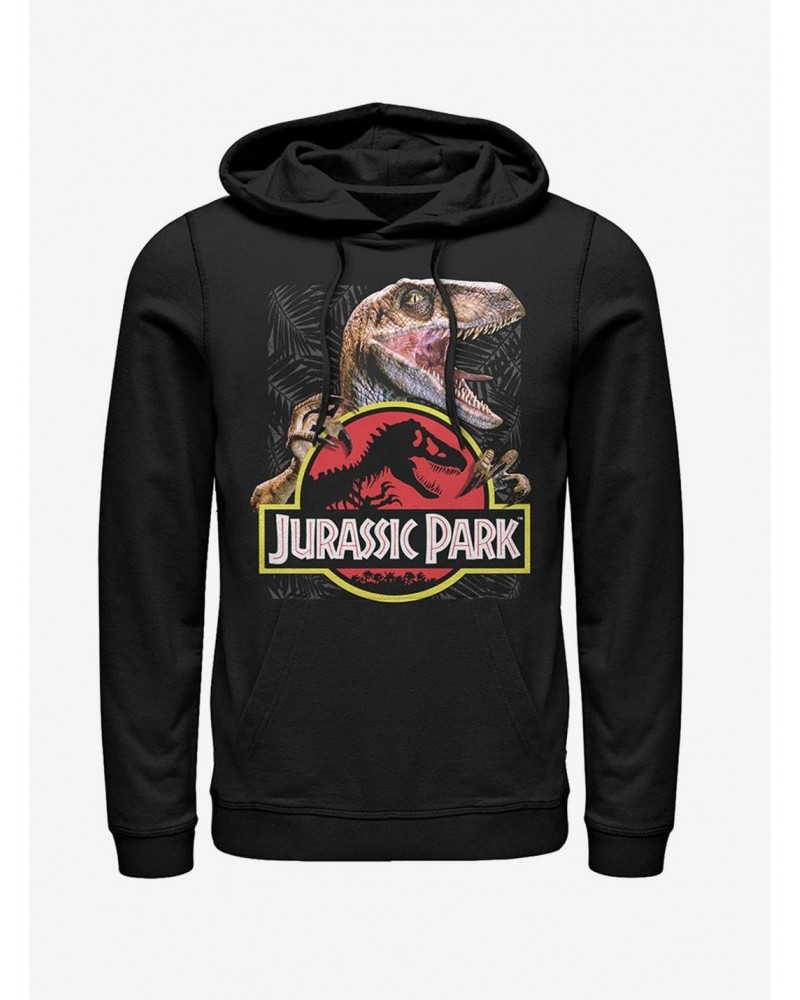 Velociraptor Hooked On Logo Hoodie $16.88 Hoodies