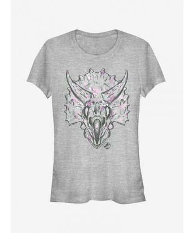 Jurassic World Fallen Kingdom Artistic Triceratops Girls T-Shirt $7.37 T-Shirts