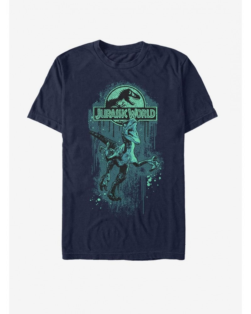 Jurassic Park Paint The Town T-Shirt $6.88 T-Shirts