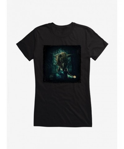 Jurassic World Haunted T Rex Flare Girls T-Shirt $7.77 T-Shirts