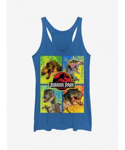 T. Rex and Velociraptor Girls Tank $8.91 Tanks