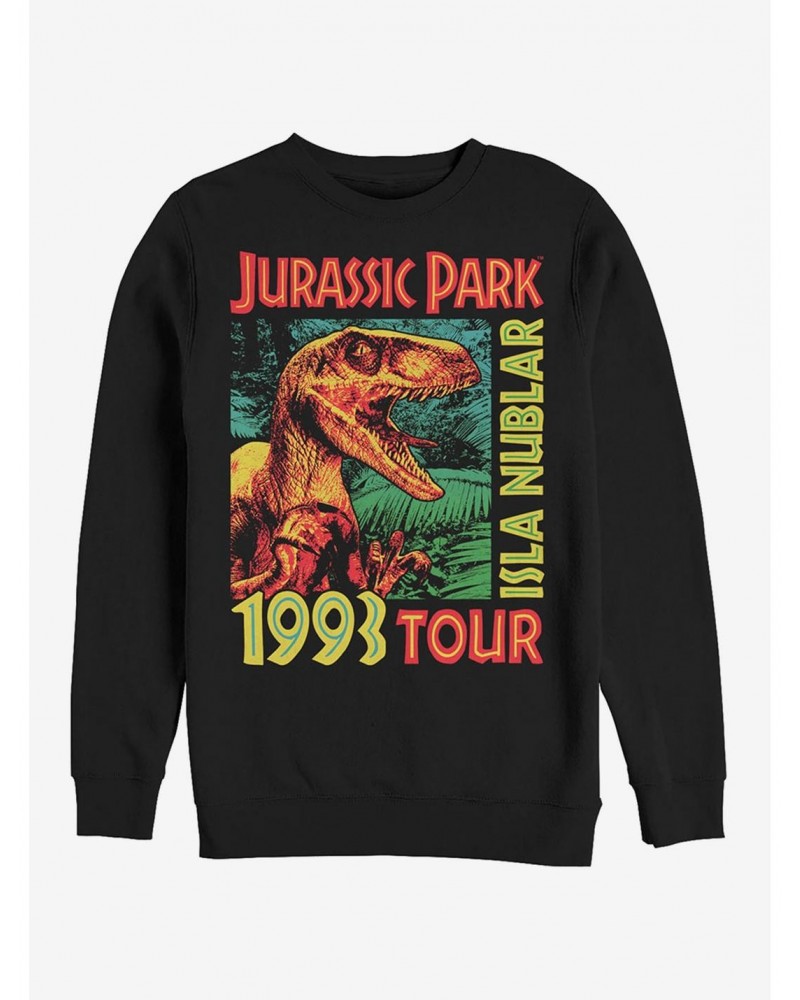 Raptor '93 Isla Nublar Tour Sweatshirt $14.17 Sweatshirts