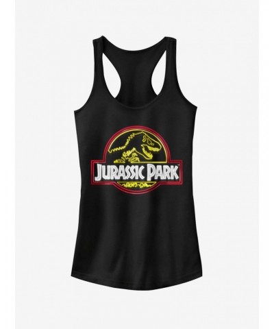 Neon T Rex Logo Girls Tank $7.77 Tanks