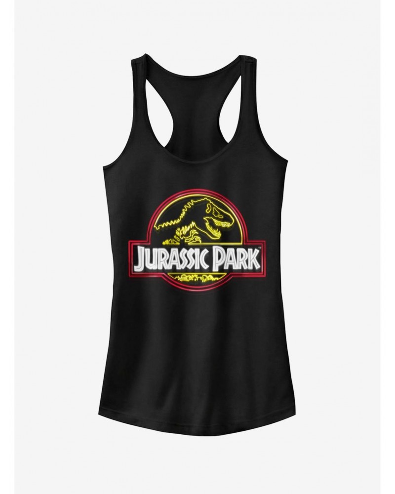 Neon T Rex Logo Girls Tank $7.77 Tanks