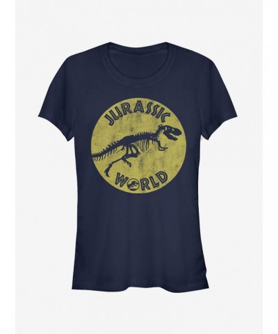 Jurassic World Fallen Kingdom Retro Fossil Girls T-Shirt $9.56 T-Shirts