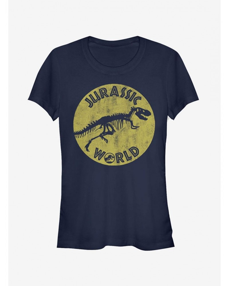 Jurassic World Fallen Kingdom Retro Fossil Girls T-Shirt $9.56 T-Shirts